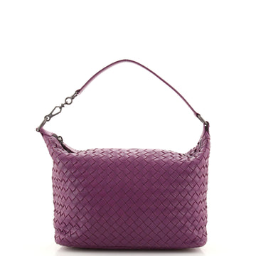 Bottega Veneta Zip Hobo Intrecciato Nappa Small