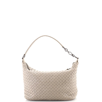 Bottega Veneta Zip Hobo Intrecciato Nappa Small