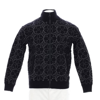 Louis Vuitton Men's Zip-Through Blouson Monogram Cotton Blend