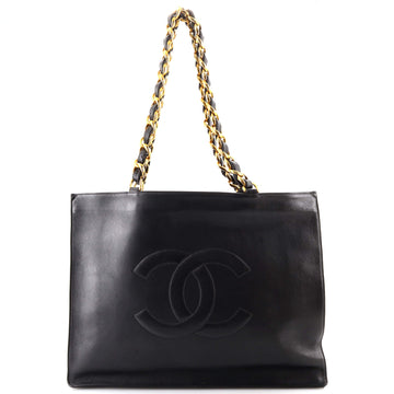 Chanel Vintage CC Chain Tote Lambskin XL