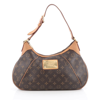 Louis Vuitton Thames Handbag Monogram Canvas GM Brown 1808601