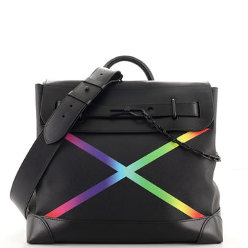 Louis Vuitton Steamer Bag Rainbow Taiga Leather PM