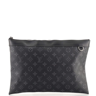 Louis Vuitton Discovery Pochette Monogram Eclipse Canvas GM