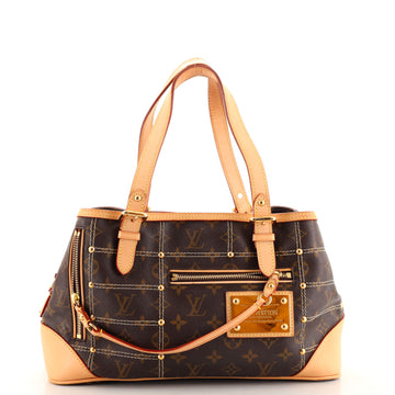 Louis Vuitton Riveting Handbag Monogram Canvas
