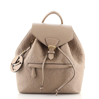 Louis Vuitton Montsouris Backpack NM Monogram Empreinte Leather PM