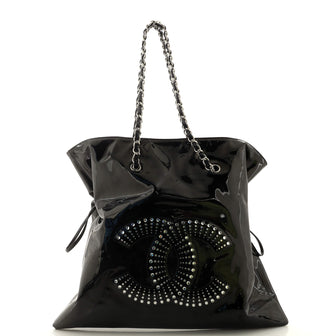 Chanel Bon Bon Tote Strass Embellished Patent Large
