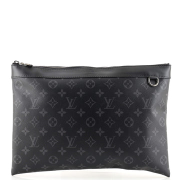 Louis Vuitton Discovery Pochette Monogram Eclipse Canvas GM