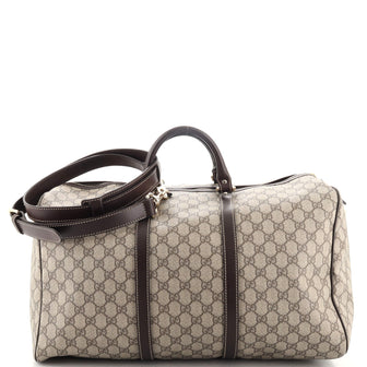 Gucci Carry On Convertible Duffle Bag GG Coated Canvas Small