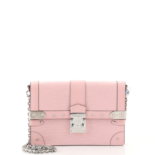 Louis Vuitton 2019 Epi Trunk Chain Wallet - Pink Crossbody Bags