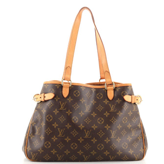Louis Vuitton Batignolles Handbag Monogram Canvas Horizontal