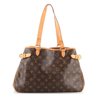 Louis Vuitton Batignolles Handbag Monogram Canvas Horizontal
