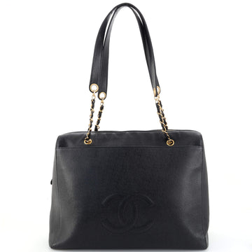Chanel Vintage Timeless Zip Tote Caviar Large