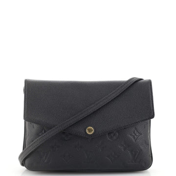 Louis Vuitton Twice Handbag Monogram Empreinte Leather