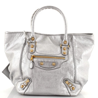 Balenciaga Sunday Tote Giant Studs Leather Small