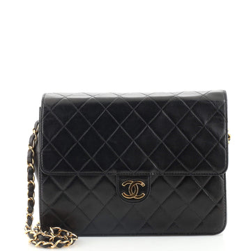 Chanel Vintage Clutch with Chain Quilted Leather Small