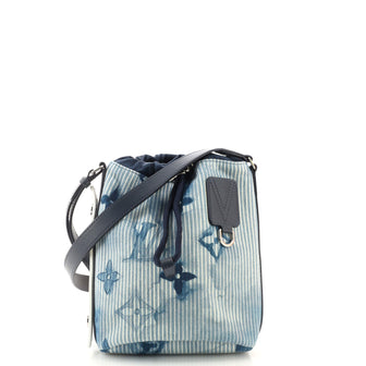 Louis Vuitton Sac Marin Bag Limited Edition Monogram Watercolor Stripes Denim BB