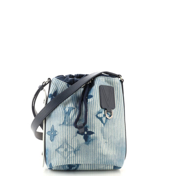 Louis Vuitton Sac Marin Bag Limited Edition Monogram Watercolor Stripes Denim BB