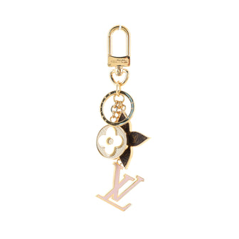 Louis Vuitton Monogram Spring Street Bag Charm Key Holder Gold