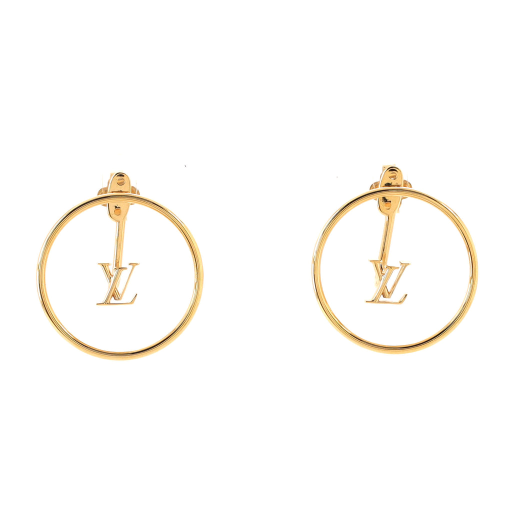 Louis Vuitton LV Eclipse Necklace Golden Metal