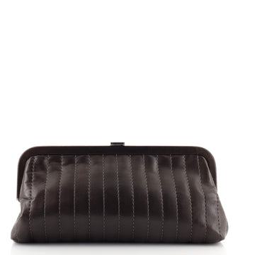 Chanel Mademoiselle Clutch Vertical Quilted Lambskin