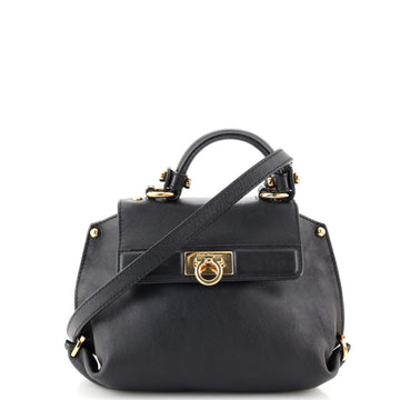 Salvatore Ferragamo Sofia Satchel Leather Mini