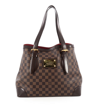 Louis Vuitton Hampstead Handbag Damier MM Brown 1808701