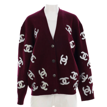Chanel Women's Glitter All-Over CC Cardigan Cashmere Blend