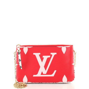 Louis Vuitton Double Zip Pochette Limited Edition Colored Monogram Giant