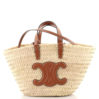Celine Triomphe Basket Shoulder Bag Teen