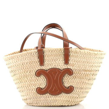 Celine Triomphe Basket Shoulder Bag Teen