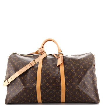 Louis Vuitton Keepall Bandouliere Bag Monogram Canvas 60
