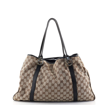 Gucci Twins Tote GG Canvas Large
