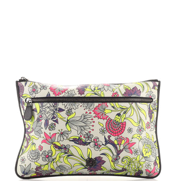 Loewe Front Pocket Clutch Printed Leather