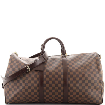 Louis Vuitton Keepall Bandouliere Bag Damier 55