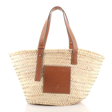 Loewe Basket Tote Raffia Medium