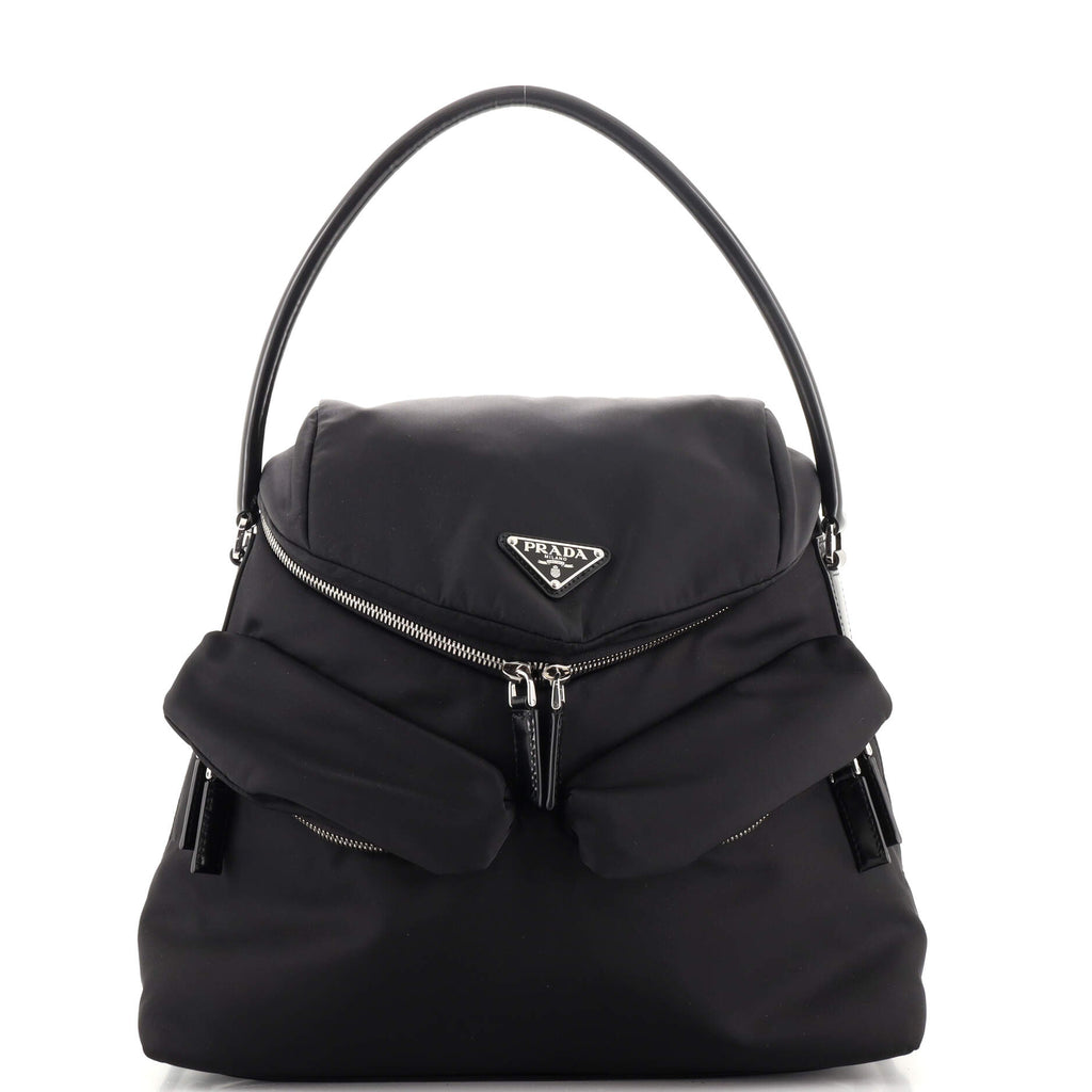 Prada Signaux Pocket Hobo Nylon 180878