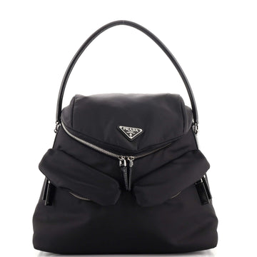 Prada Signaux Pocket Hobo Nylon