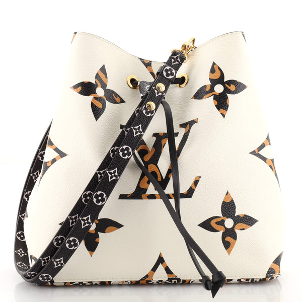 Louis Vuitton NeoNoe Handbag Limited Edition Jungle Monogram Giant