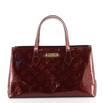 Louis Vuitton Wilshire Handbag Monogram Vernis PM