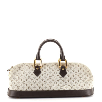 Louis Vuitton Alma Handbag Mini Lin Horizontal