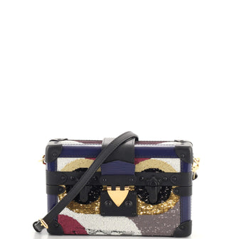 Louis Vuitton Petite Malle Handbag Sequins