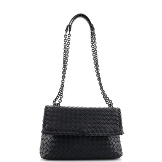 Bottega Veneta Olimpia Crossbody Bag Intrecciato Nappa Small