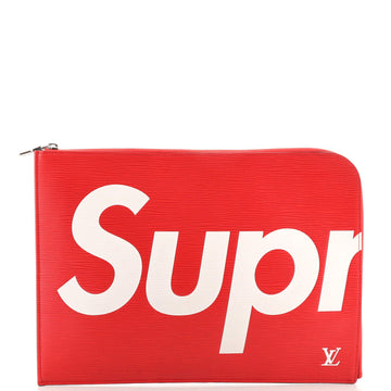 Louis Vuitton Pochette Jour Limited Edition Supreme Epi Leather GM