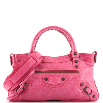 Balenciaga First Classic Studs Bag Leather