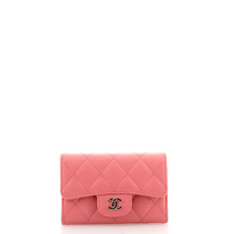 Chanel Classic Flap Card Case Quilted Lambskin