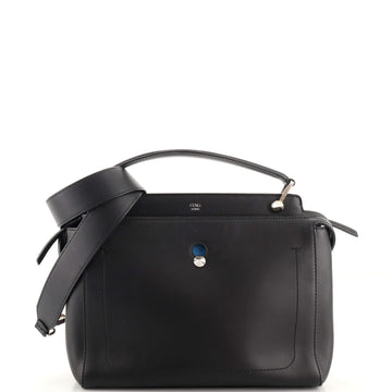 Fendi DotCom Convertible Satchel Leather Medium