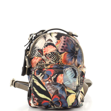 Valentino Garavani Rockstud Backpack Printed Nylon Mini