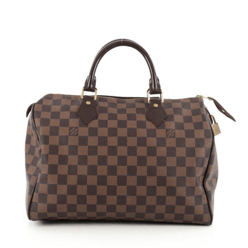 Louis Vuitton Speedy Handbag Damier 30 Brown