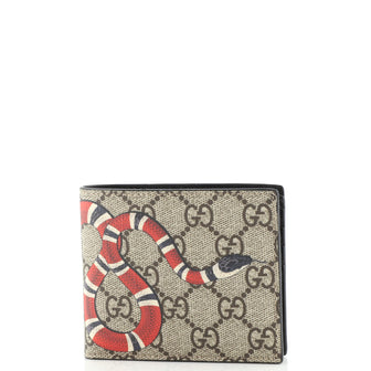 Gucci Bifold Wallets Printed GG Coated Canvas