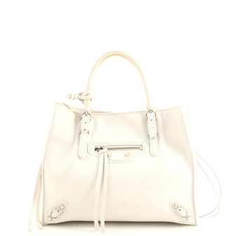 Balenciaga Papier A4 Zip Around Classic Studs Bag Leather Mini